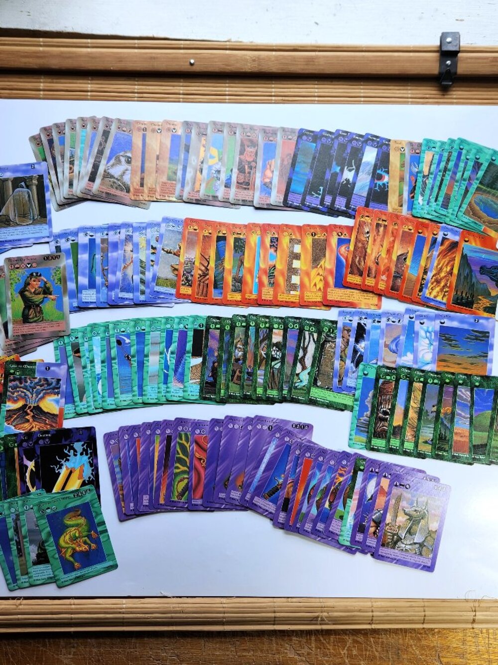 Vintage 1995 Towers In Time CCG 150 Complete Master Base Set All 3 Promos Rare